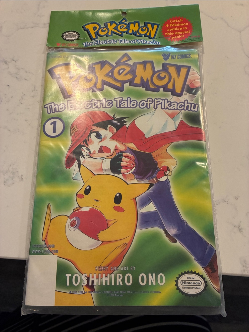 : The Electric Tale of Pikachu Vol. 1 - Green Cover 4pack